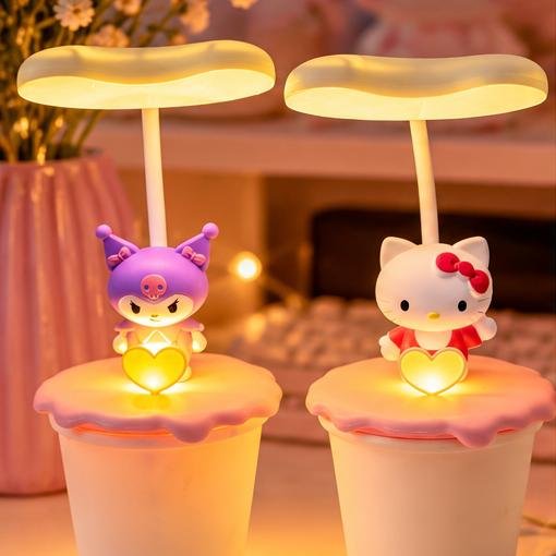 Cute White & Pink Character Table Lamp - Image 2